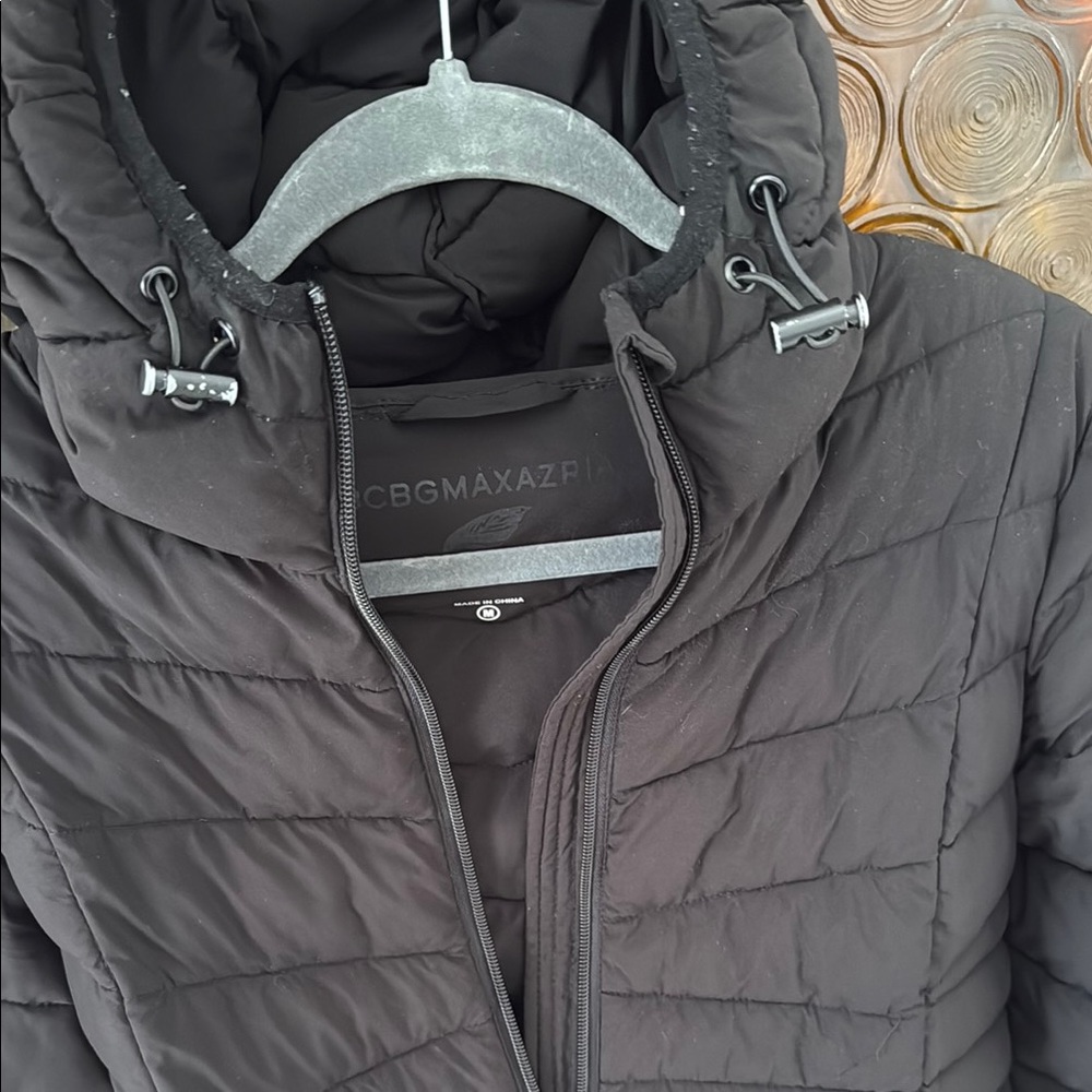 BCBGMAXAZRIA Black Puffer Jacket
